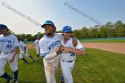 Baseball vs Babson  Wheaton College Baseball players celebrate their victory over Babson to win the NEWMAC Championship for the third year in a row. - (Photo by Keith Nordstrom) : Wheaton, baseball, NEWMAC